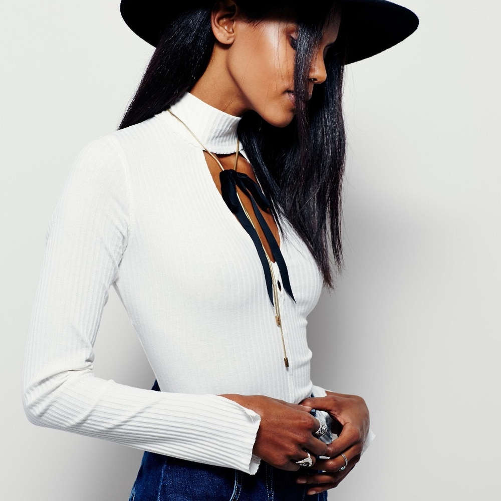 FREE PEOPLE Double Dot turtleneck – Size Small